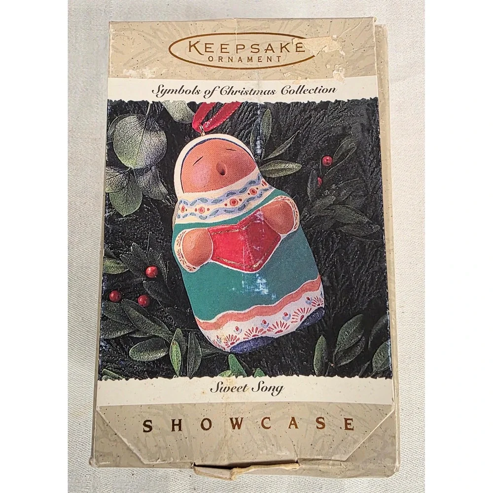 1995 Hallmark Keepsake Sweet Song Terra Cotta Ornament Patricia Andrews Boxed